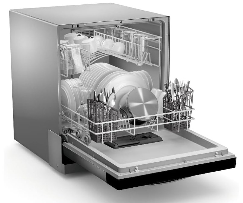 interior lava louças brastemp 8 serviços organização interna