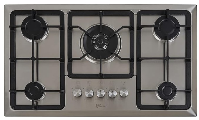 cooktop fischer infinity 5 bocas inox
