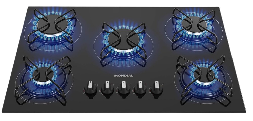 cooktop mondial ctg-02 5 bocas
