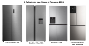 melhor geladeira side by side custo-benefício