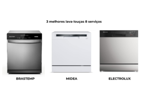 Veja qual lava louças 8 serviços escolher para família pequena. Compare Midea, Brastemp e Electrolux e descubra a melhor opção para sua casa.